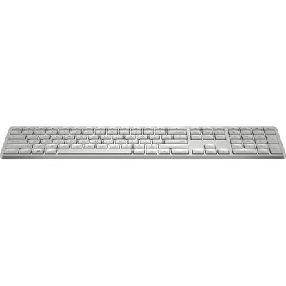 Drahtlose Tastatur HP 970 Qwerty Spanisch Silberfarben