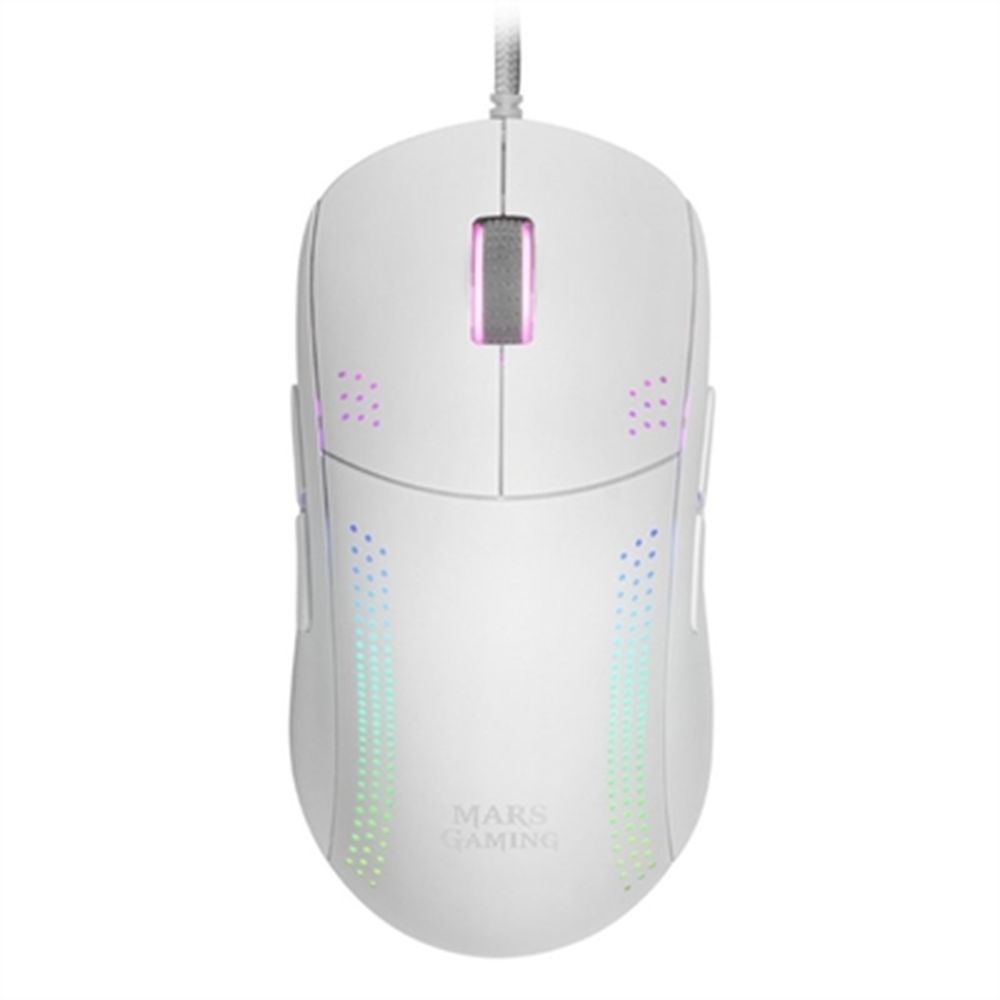 Mouse Mars Gaming MMPROW Weiß