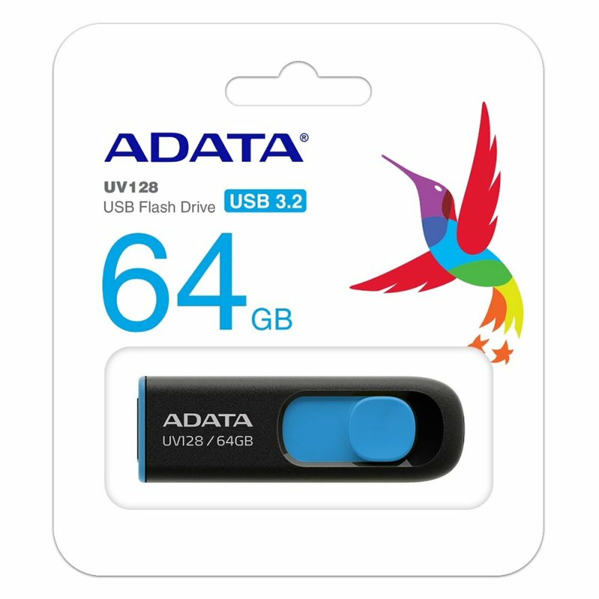 USB Pendrive Adata AUV128-64G-RBE 64 GB 64 GB