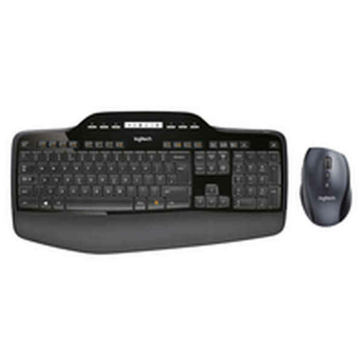 Tastatur mit Maus Logitech MK710  Schwarz Grau Wireless Qwerty Spanisch