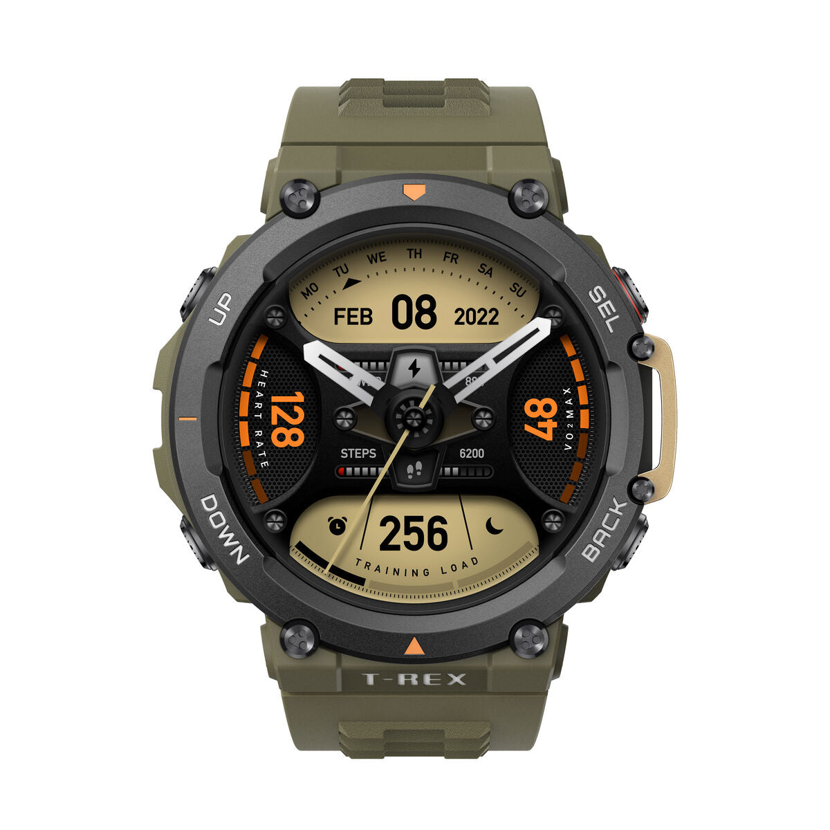 Smartwatch Amazfit T-Rex 2 1,39" Schwarz grün