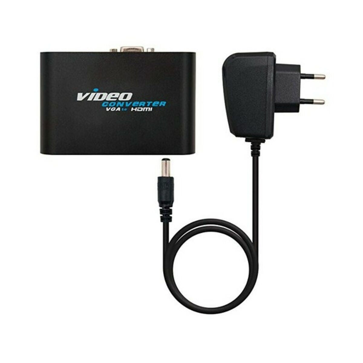 VGA-zu-HDMI-Adapter mit Audio NANOCABLE 10.16.2101-BK Schwarz
