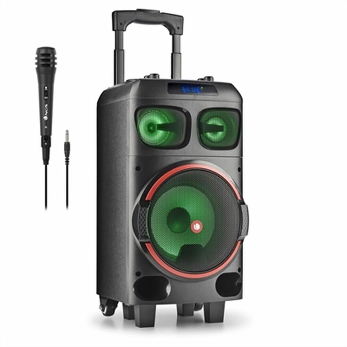 Bluetooth Lautsprecher mit Karaoke Mikrofon NGS WILD DUB ZERO Schwarz 120W